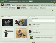 Tablet Screenshot of drxtreme.deviantart.com