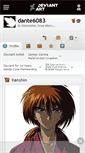 Mobile Screenshot of dante6083.deviantart.com