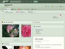 Tablet Screenshot of kornluvr12.deviantart.com