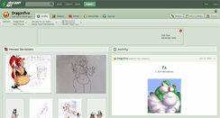 Desktop Screenshot of dragonfive.deviantart.com