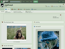 Tablet Screenshot of majklpussyk.deviantart.com