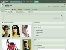 Tablet Screenshot of leidituratti.deviantart.com