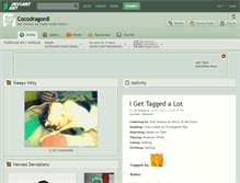 Tablet Screenshot of cocodragon8.deviantart.com