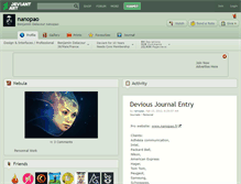 Tablet Screenshot of nanopao.deviantart.com
