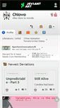 Mobile Screenshot of chlowo.deviantart.com