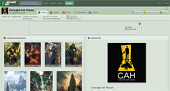 Desktop Screenshot of concept-art-house.deviantart.com