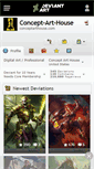 Mobile Screenshot of concept-art-house.deviantart.com