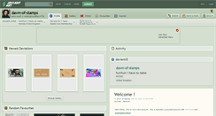Desktop Screenshot of dawn-of-stamps.deviantart.com