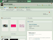 Tablet Screenshot of dawn-of-stamps.deviantart.com