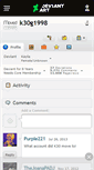Mobile Screenshot of k30g1998.deviantart.com