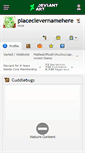 Mobile Screenshot of placeclevernamehere.deviantart.com