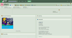 Desktop Screenshot of oriley10.deviantart.com