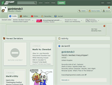 Tablet Screenshot of gonintendo3.deviantart.com
