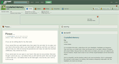 Desktop Screenshot of crystalled-memory.deviantart.com