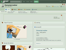 Tablet Screenshot of elemental-mother.deviantart.com