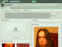 Tablet Screenshot of nokturnum.deviantart.com