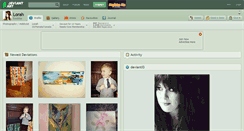 Desktop Screenshot of lorah.deviantart.com