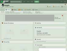 Tablet Screenshot of boyplz.deviantart.com