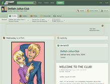 Tablet Screenshot of delilah-julius-club.deviantart.com