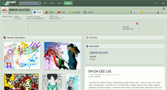 Desktop Screenshot of error-success.deviantart.com