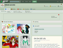 Tablet Screenshot of error-success.deviantart.com