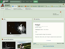 Tablet Screenshot of jensert.deviantart.com