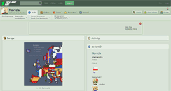 Desktop Screenshot of novvcia.deviantart.com