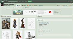 Desktop Screenshot of anthropirategallery.deviantart.com