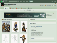 Tablet Screenshot of anthropirategallery.deviantart.com