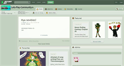 Desktop Screenshot of lets-play-community.deviantart.com