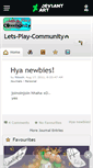 Mobile Screenshot of lets-play-community.deviantart.com