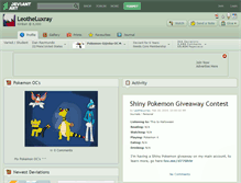 Tablet Screenshot of leotheluxray.deviantart.com