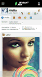 Mobile Screenshot of mietta.deviantart.com