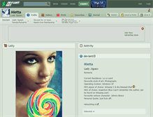 Tablet Screenshot of mietta.deviantart.com