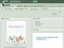 Tablet Screenshot of farhadb.deviantart.com