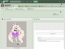 Tablet Screenshot of barbonel.deviantart.com