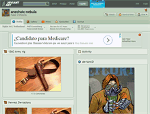 Tablet Screenshot of anechoic-nebula.deviantart.com