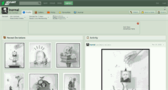 Desktop Screenshot of inormal.deviantart.com
