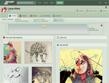 Tablet Screenshot of lana-shino.deviantart.com