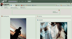 Desktop Screenshot of engelhaft.deviantart.com