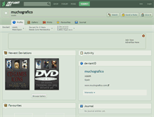 Tablet Screenshot of muchografico.deviantart.com