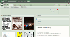 Desktop Screenshot of o0-b-0o.deviantart.com