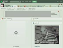 Tablet Screenshot of cmarano.deviantart.com