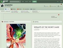 Tablet Screenshot of campbelllee.deviantart.com