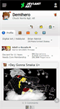 Mobile Screenshot of demihero.deviantart.com