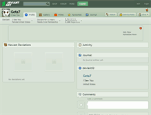 Tablet Screenshot of geta7.deviantart.com