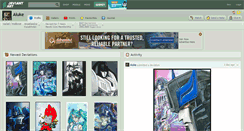 Desktop Screenshot of aiuke.deviantart.com