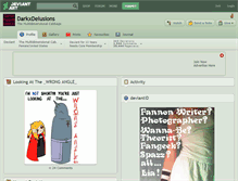 Tablet Screenshot of darkxdelusions.deviantart.com