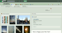 Desktop Screenshot of colourgallery.deviantart.com