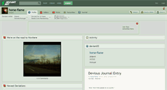 Desktop Screenshot of horse-flame.deviantart.com